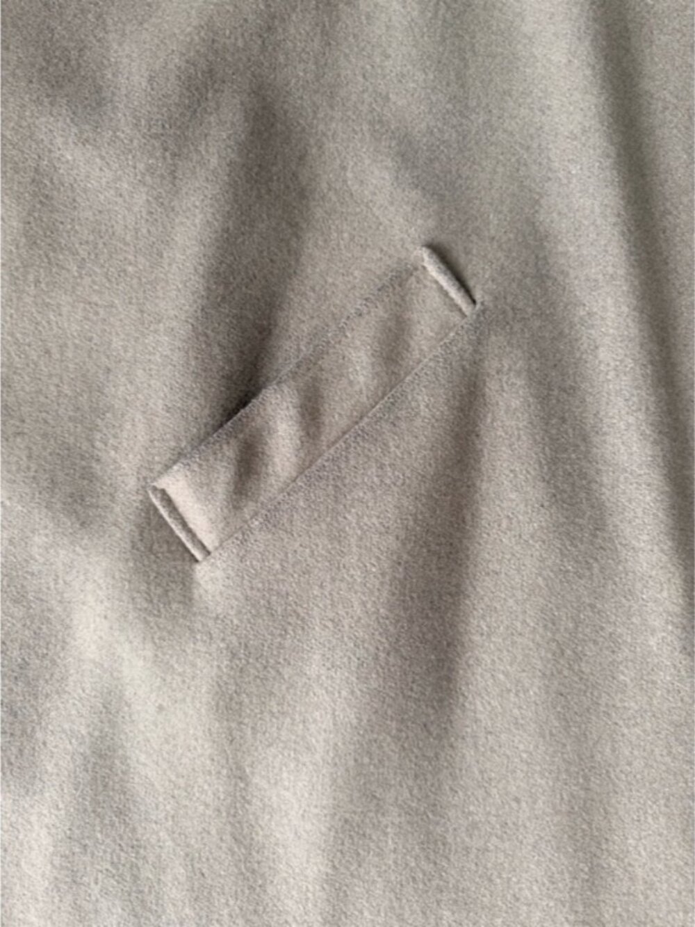 Vintage Taupe Hooded Cape Poncho Wool Blend Removable Hood Oversized - Picture 3 of 9